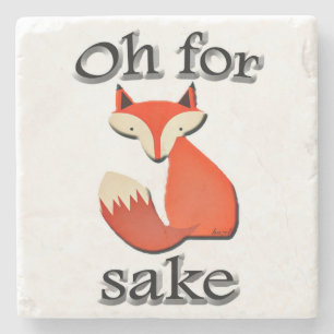 Oh für Fox Sake Marmor Untersetzer