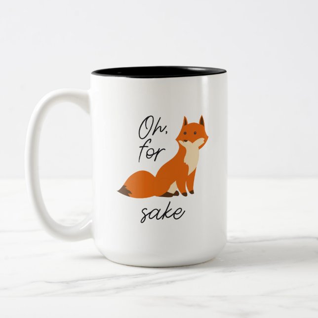 Oh für Fuchsgrund-Tasse Zweifarbige Tasse (Links)
