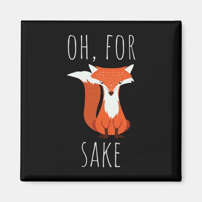 Oh für Sake-Fuchs Magnet (Vorne)