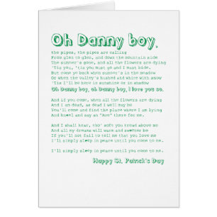 Oh garçon de Danny !