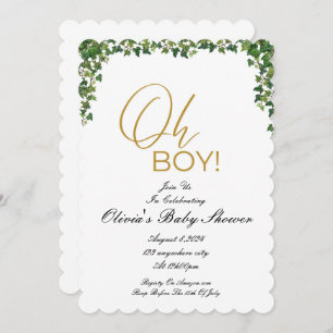 OH GARY baby shower invitation