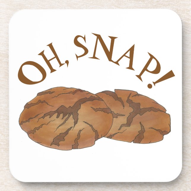 Oh (Ginger) Snap Amish PA Niederländische Gingerna Getränkeuntersetzer (Vorderseite)