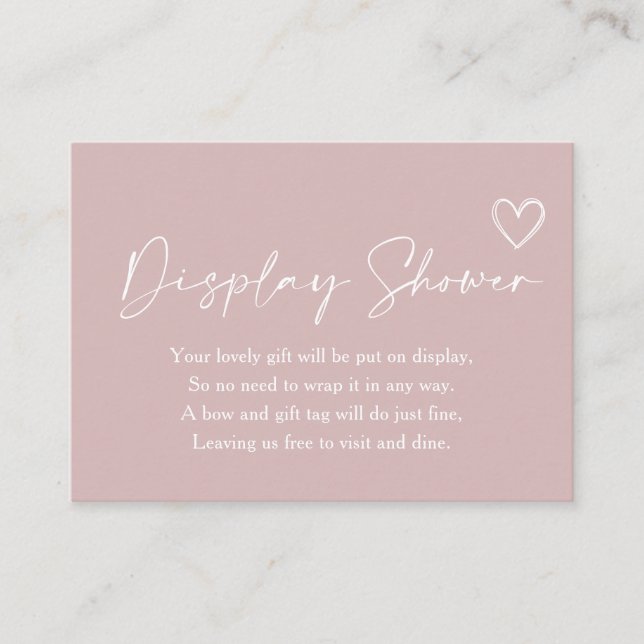 Oh Girl Baby Shower Dusche Begleitkarte (Vorderseite)