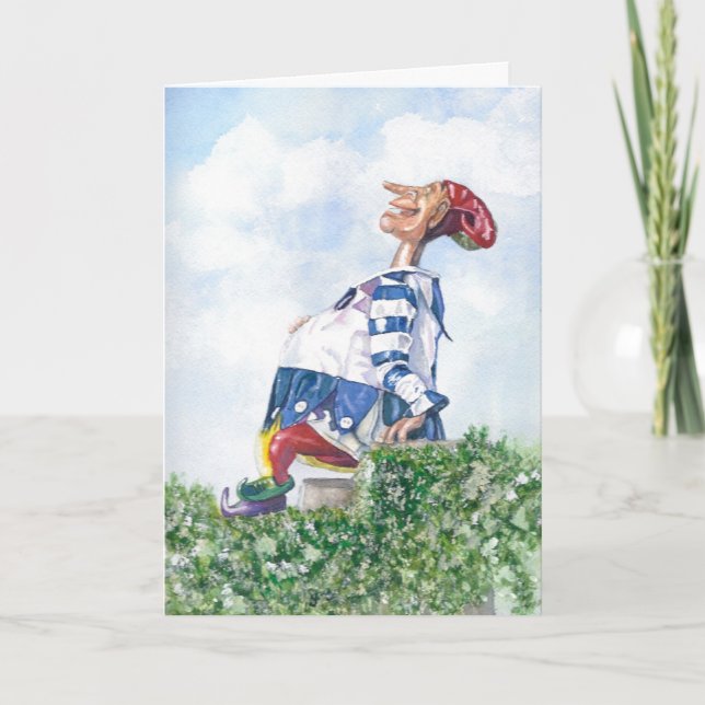 Oh glückliches Tagnotecard Karte (Vorderseite)