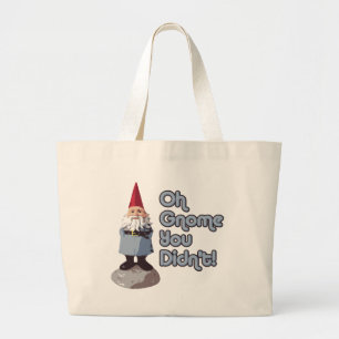 Oh Gnome taten Sie nicht! Jumbo Stoffbeutel