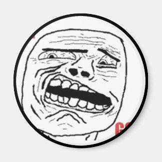 Oh Gott Comic Gesicht Magnet