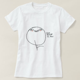 Oh Halt es, Sie. Comic-Gesicht T-Shirt