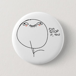 Oh Halt es, Sie - Pinback Knopf Button