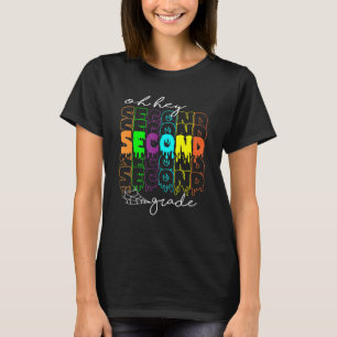 Oh, He Second Grade Lehrer Student Halloween Cos T-Shirt