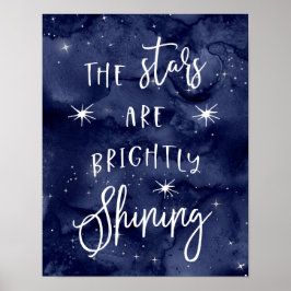 Oh, heilige Nacht | Weihnachtssterne Poster