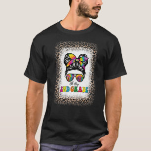 Oh Hey 2nd Grade Girl Zweite Gefärbte Krawatte Mes T-Shirt