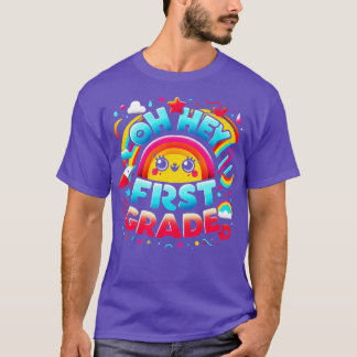 Oh, Hey, erster Klasse Lehrer Kinder ersten Tag Sc T-Shirt