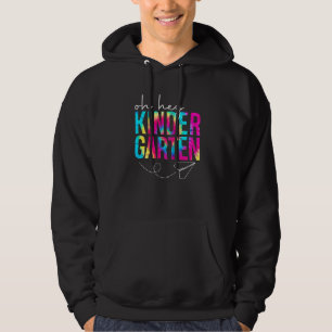 Oh Hey Kindergarten Tie Dye Zurück zur Schule Schü Hoodie
