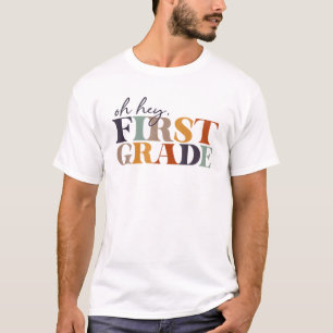 Oh, Hey, zuerst zurück zur Schule für Lehrer und T-Shirt