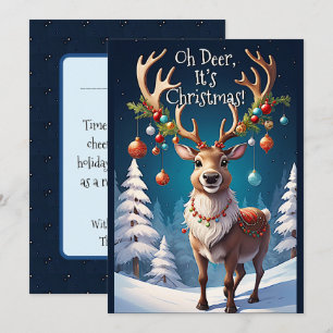Oh Hirsch, es ist Weihnachten Whimsicaler Rentie
