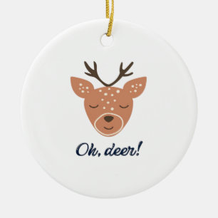 Oh Hirsch Hirsch Liebe Rette Den Hirsch Kreativer Keramik Ornament