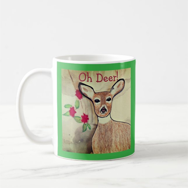 Oh Hirsch!  Kaffeetasse (Links)