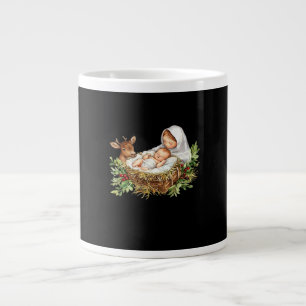Oh Hirsch Mary Krippenszene Weihnachten Jesus Jumbo-Tasse