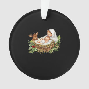 Oh Hirsch Mary Krippenszene Weihnachten Jesus Ornament