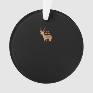 Oh Hirsch Oh Schreck Retro-Klassiker-Stil Ornament