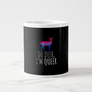 Oh Hirsch Queer Bisexueller Stolz Schwuler Lesbisc Jumbo-Tasse