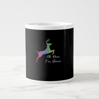 Oh Hirsch Queer Lustiger Wortwitz LGBT Pride-Feier Jumbo-Tasse