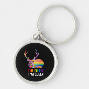Oh Hirsch Queer Minimaler Moderner Stil Schlüsselanhänger