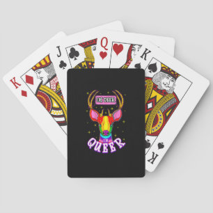 Oh Hirsch Queer Pride Monat Geschenkfeier Spielkarten