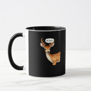 Oh Hirsch Süße Punny Hirsch Sagt Whimsical Zitat Tasse