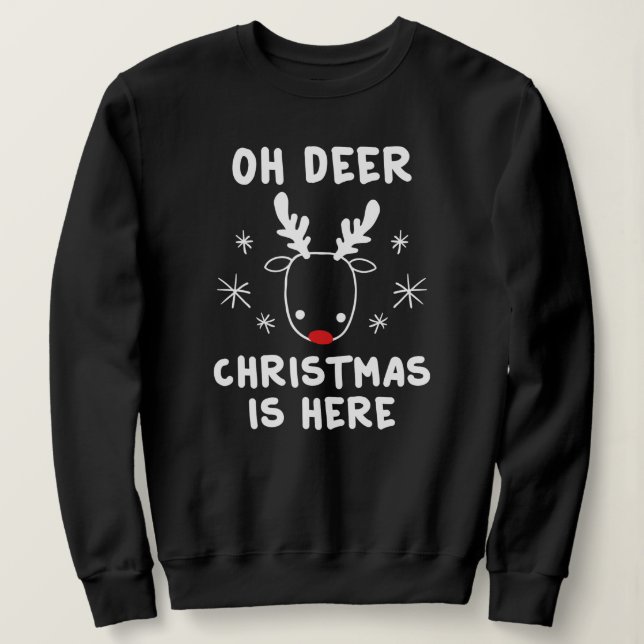 Oh Hirsch Sweatshirt (Design vorne)