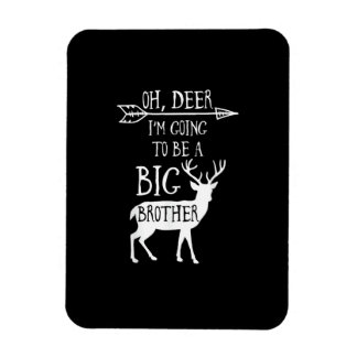 Oh Hirsch Wird Großer Bruder Weihnachtsankündigung Magnet