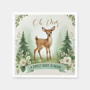 Oh, Hirsch! Woodland Baby Dusche Party Serviette