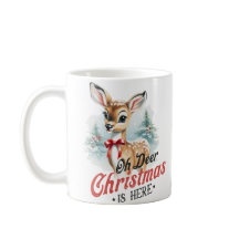 Oh Hirschweihnachtsfest ist hier Tasse