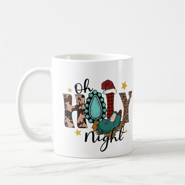 Oh Holy Night Christmas mug (Gauche)