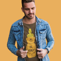 Oh, Honey Bear Shaped Flasche Honey Graphic