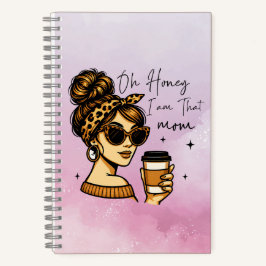 Oh Honey, ich bin die Mama Spiral Notebook Notizbuch