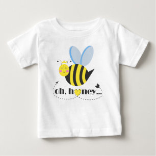 Oh Honey Valentines Queen Bee Charakter mit Tiara Baby T-shirt