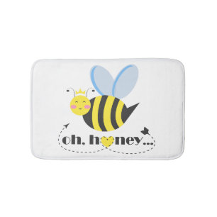 Oh Honey Valentines Queen Bee Charakter mit Tiara Badematte