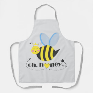 Oh Honey Valentines Queen Bee Charakter mit Tiara Schürze