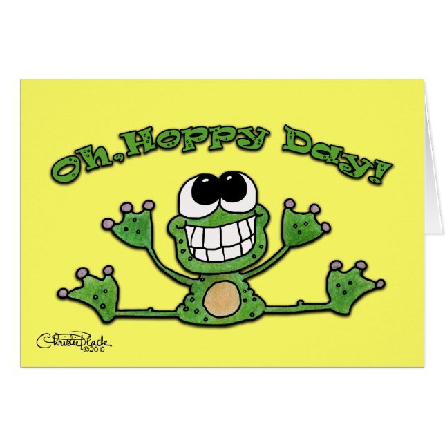 Oh, Hoppy Day- Frog (Devant horizontal)