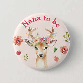 Oh, ihr Baby Dusche Oma, um Knopf zu sein Button