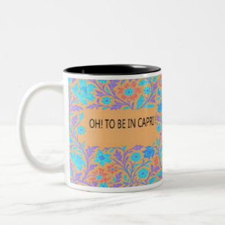 OH, IN CAPRI ZU SEIN! ZWEIFARBIGE TASSE