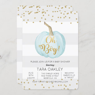 Oh invitation de baby shower de parties