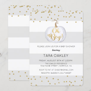 Oh invitation de baby shower de parties