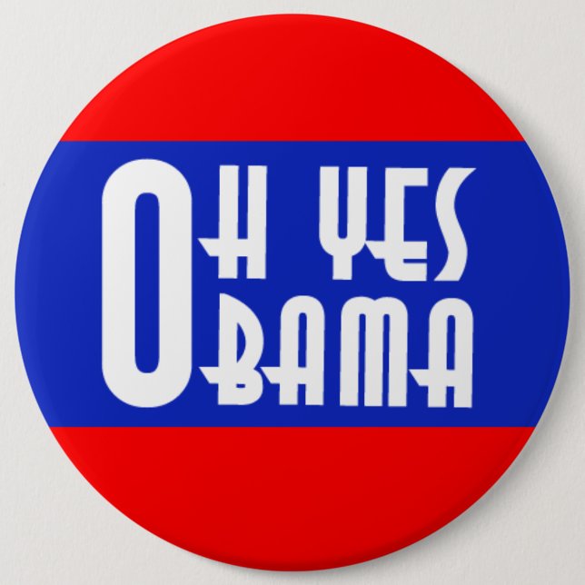 Oh ja Obama Button (Vorderseite)