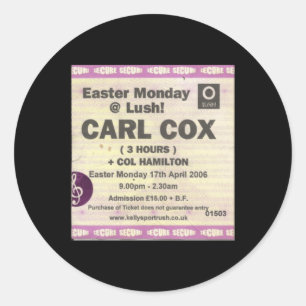 Oh ja Oh ja ja ja Portrush Ticket Sticker