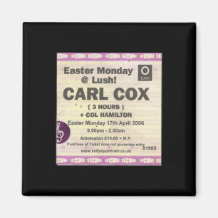 Oh ja Oh ja ja ja Portrush Ticket Sticker Magnet