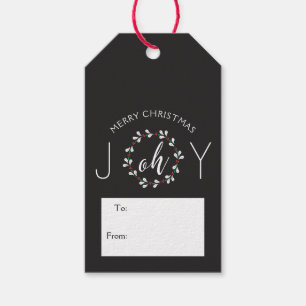 Oh Joy Wreath Christmas Geschenkanhänger