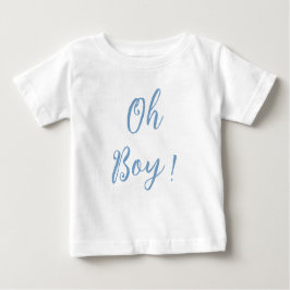 Oh, Junge, blau Baby T-shirt