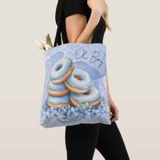 Oh Junge Blaue Donuts Baby Shower Tasche